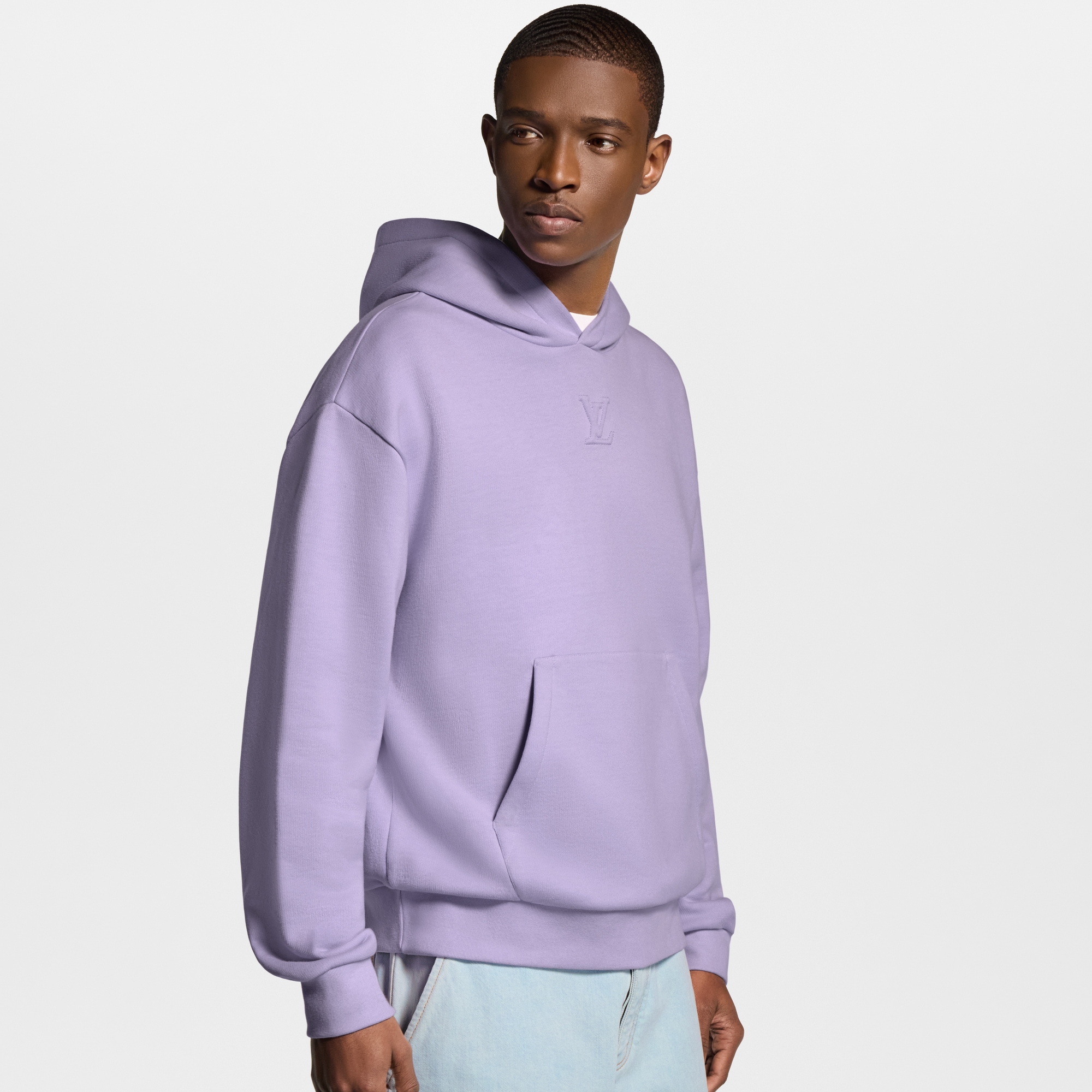【ひぃ】ルイヴィトン LOUIS VUITTON コットンジャージーフー LV エンボスド コットンフーディ ｜ルイ・ヴィトン 公式サイト - 1AJRLN